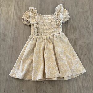 Amazon Essentials x Sofia Grainge Toddler and Baby Girls' Embroidered Knit Dress